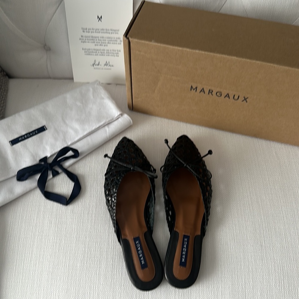 Brand New Margaux Woven Ballet Mule